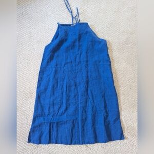 Everlane Linen Apron Dress